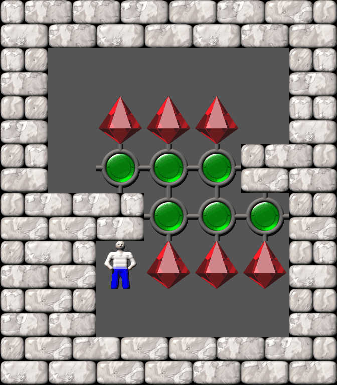 Сокобан More Bugs collections уровень 257